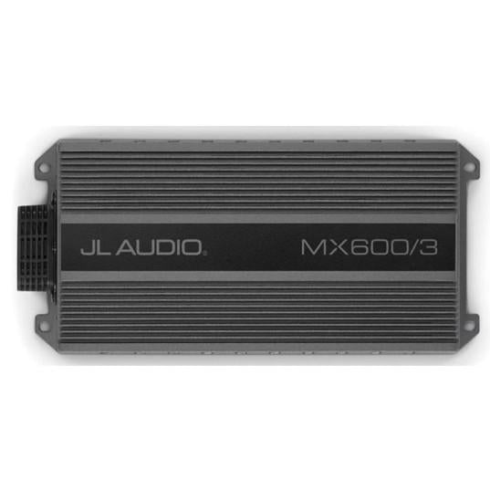 JL Audio MX600/3 - 3-Channel Class D Amp,75W x 2 + 250W x 1 @ 4 ohm / 100W x 2 + 400W x 1 @ 2 ohm, 14.4V